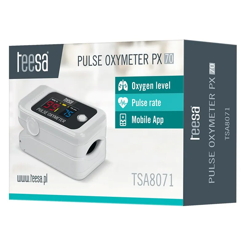 Pulsoximetru Deget Bluetooth Casnic PX70 Teesa