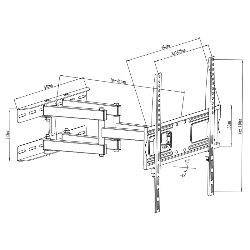 Suport TV de Perete 26-55 Inch Cabletech