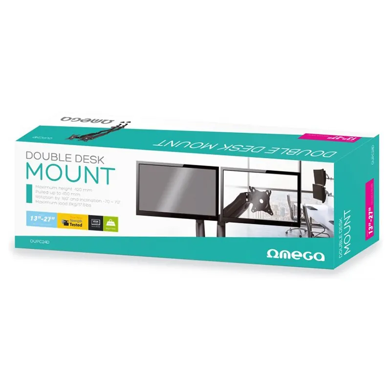 Suport 2 Monitoare Vesa 100X100 13-27 Inch