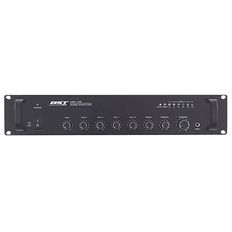 Amplificator Linie 100V 120W 3MIC/ 2AUX