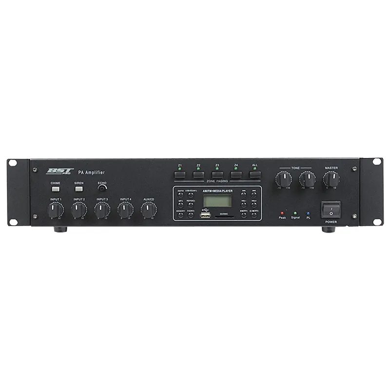 Amplificator Linie cu Tuner FM/AM 100V 240W 4MIC/ 2AUX