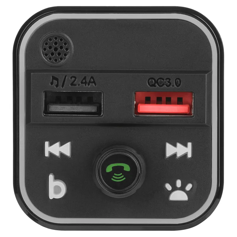 Modulator FM Audio Bluetooth USB