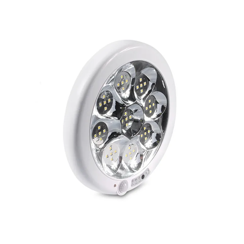 Lampa Plafon Rotunda cu Senzor Miscare si Acumulator