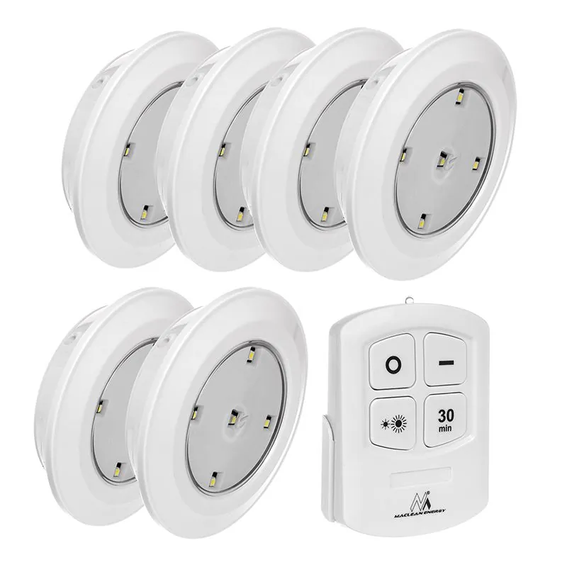 Set 6 Lampi LED cu Telecomanda MCE0165