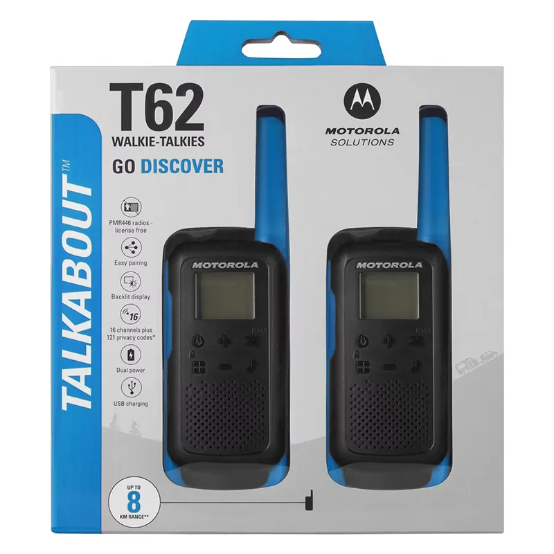 Statie Radio Pmr Set 2 Buc T62 Blue Motorola