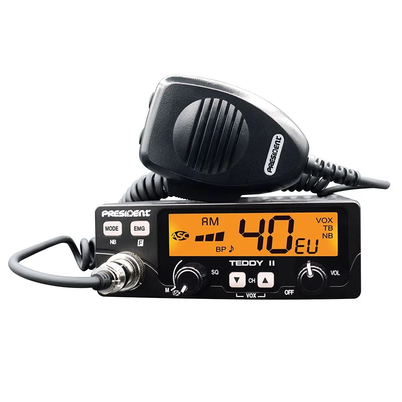 Radio Cb President Teddy Ii Asc Vox 12V AM/FM