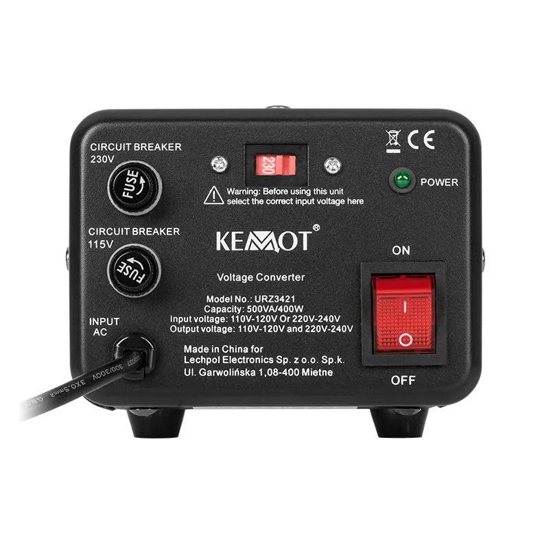Convertor Tensiune - 115-230/230-115 / 400W / 500VA