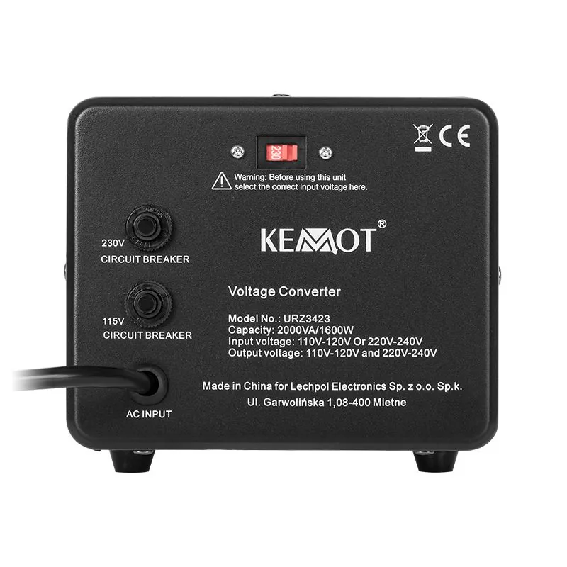 Convertor Tensiune 1600W 2000VA Kemot