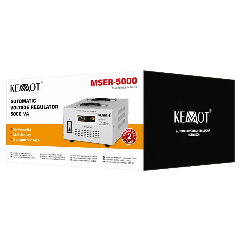 Stabilizator Tensiune Servomotor 5KVA Kemot