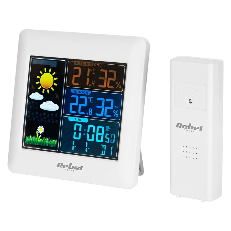 Statie Meteo Wireless cu Senzor Exterior Rebel