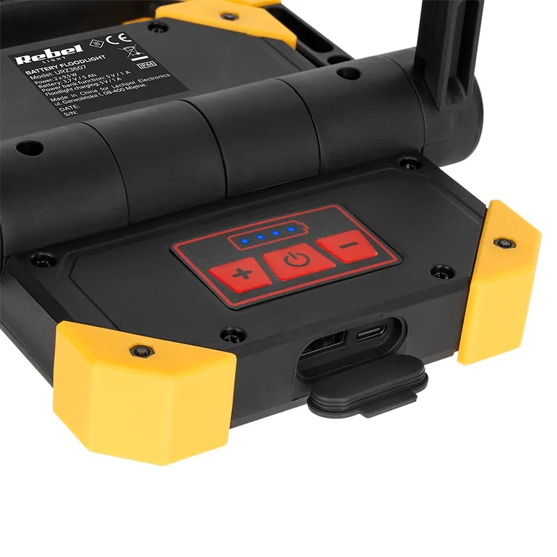 Reflector LED 2X 9.5W Cob Acumulator 3.7V 5AH Rebel