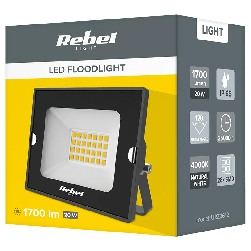 Reflector LED 20W 4000K 230V Rebel