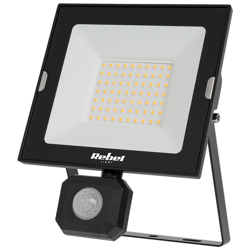 Reflector LED 50W 6500K Senzor Miscare Rebel