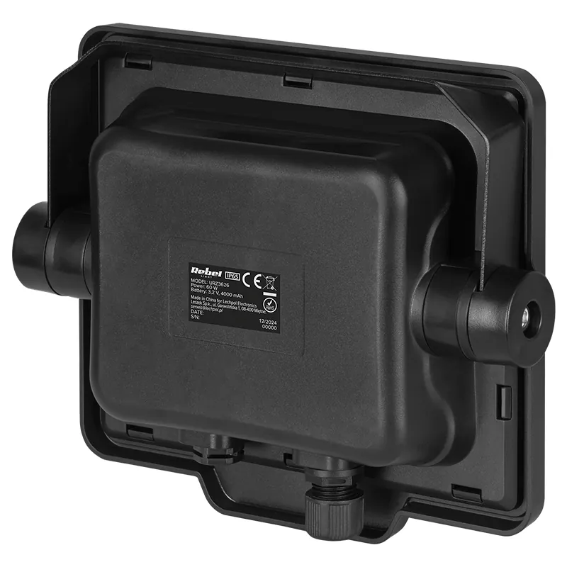 Reflector LED 60W 6800 Panou Solar 6W Telecomanda Rebel