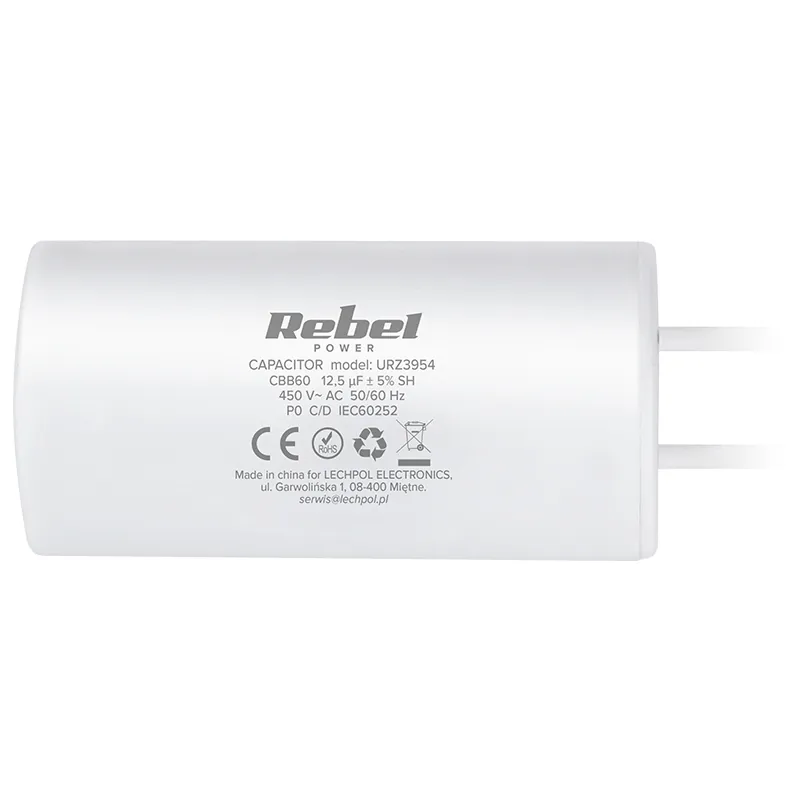 Condensator Motor 12.5UF 450V Rebel
