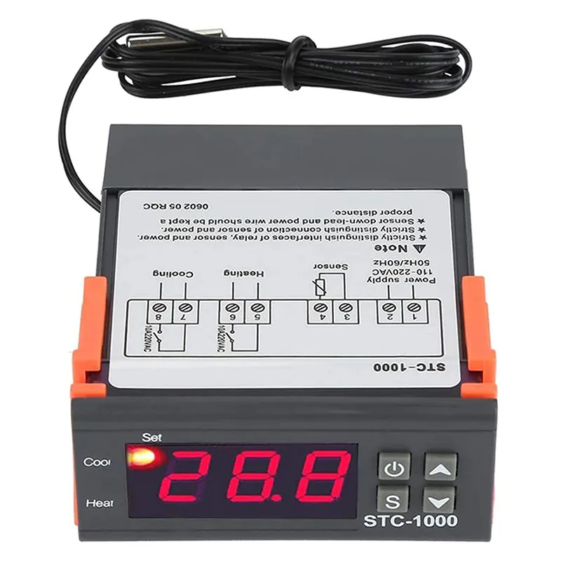 Termostat LCD Senzor Ntc Stc-1000 230V