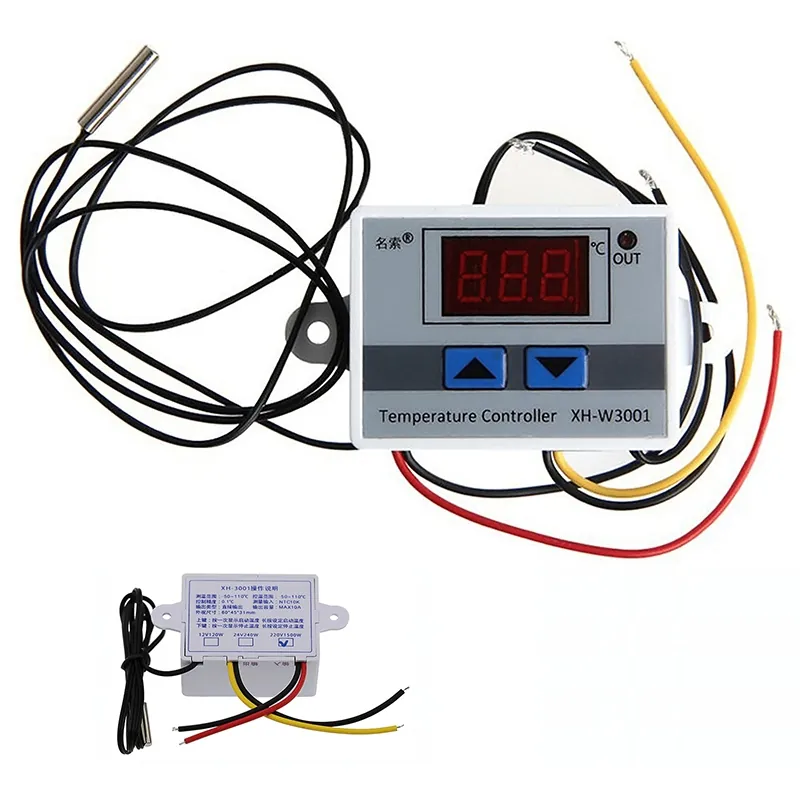 Termostat LCD Temperatura Xh-W3001 230V