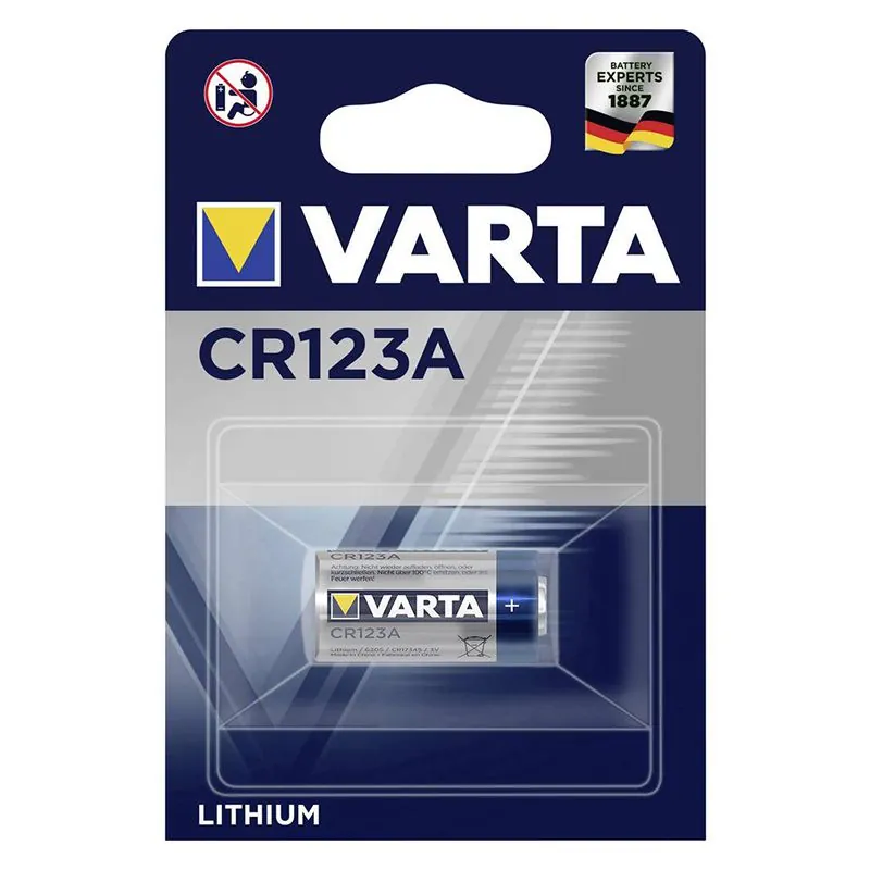 Baterie CR123A Blister 1 Buc Varta