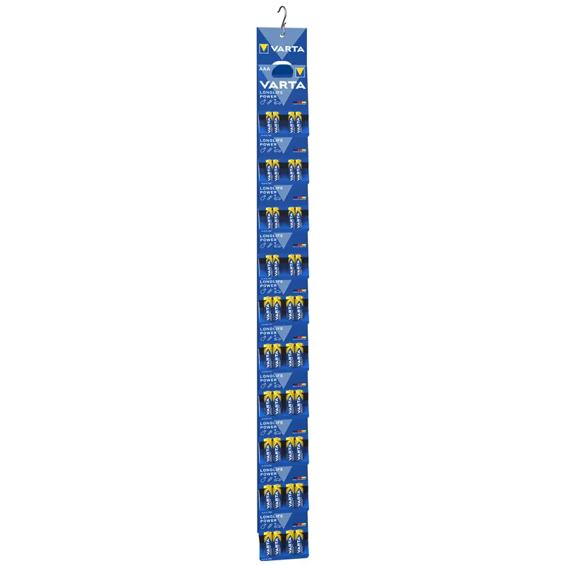 Display Longlife Power 8 AAA + 12 AA Varta