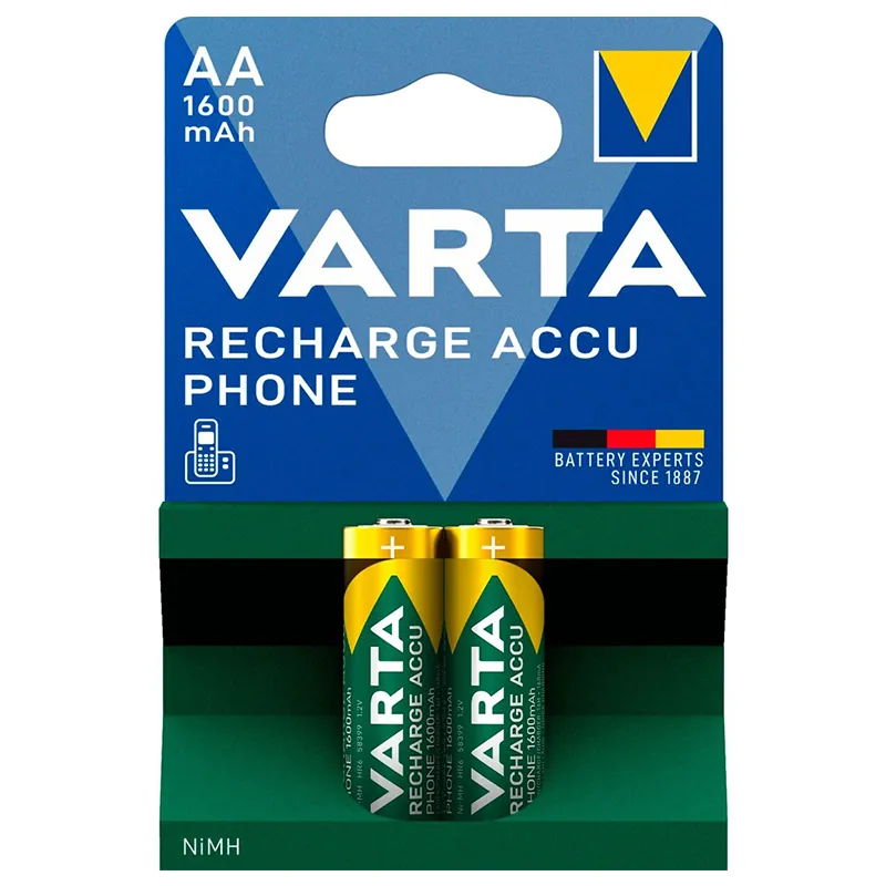Acumulator AA 1600MAH Blister 2 Buc Varta