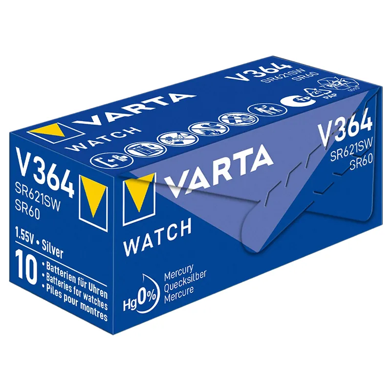 Baterie Argint AG1 SR621SW V364 Varta