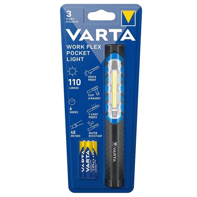 Lanterna LED Work Flex Pocket Light Varta