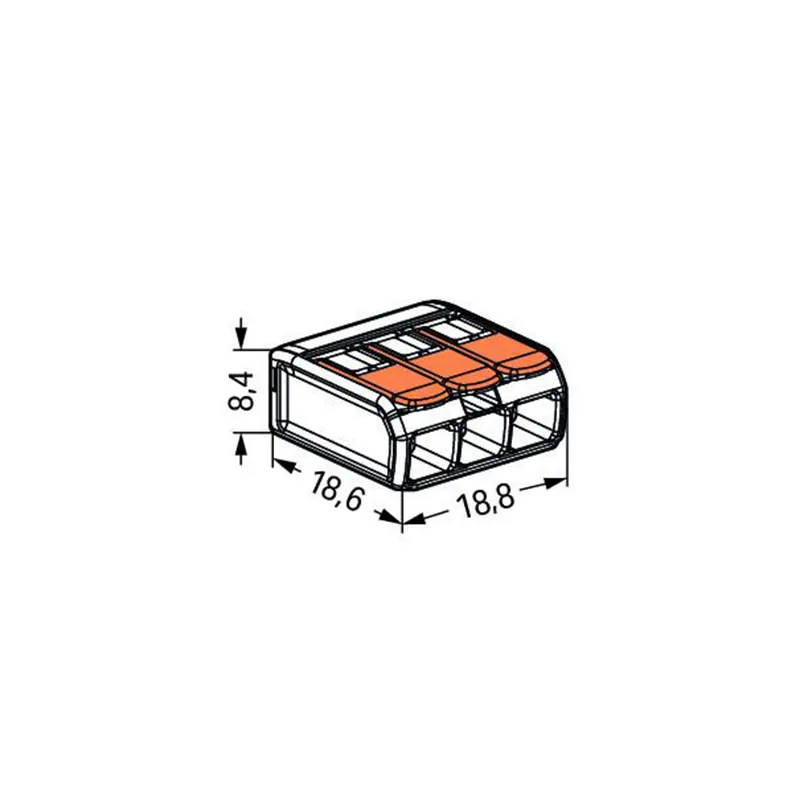 Cleme Wago Slim Myf 3X4MM2 Set 50 Buc