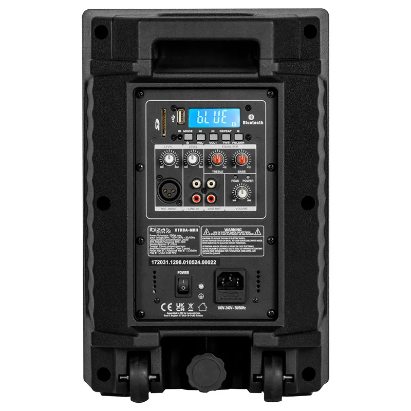 Boxa Activa 8"/20CM 100W RMS cu BT/TWS/USB/SD