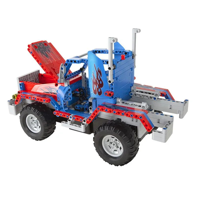 Masina Rc 531 Piese Blocks Truck By Quer