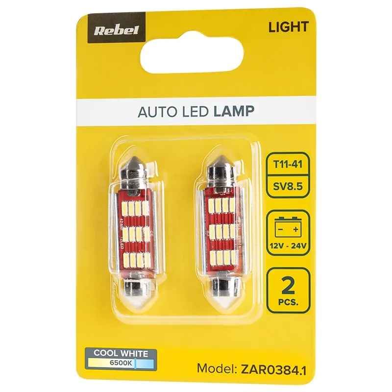 Bec LED Auto Canbus SV8.5 T11X41 Blister 2 Buc