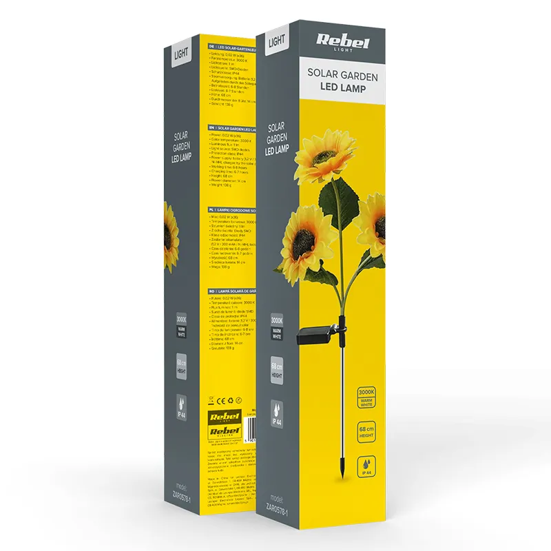 Lampa Solara Decorativa Floarea Soarelui Rebel