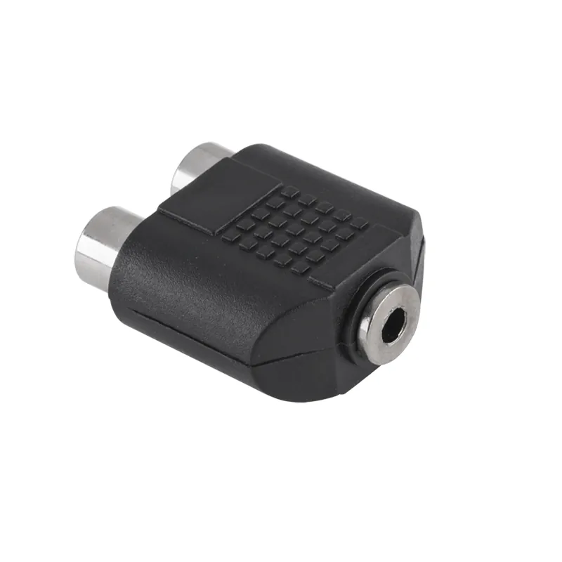 Adaptor 3.5 Mama - 2X RCA Mama