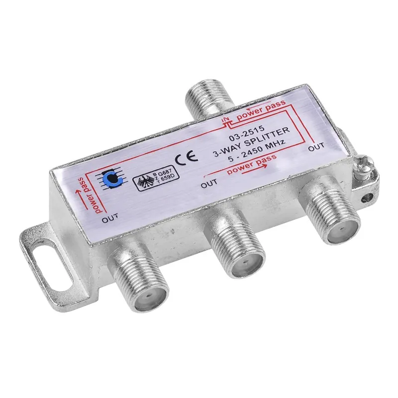 Splitter 3 Cai Power Pass 5-2450 MHZ