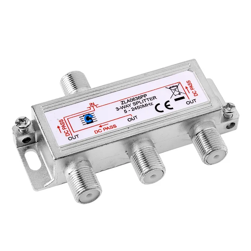 Splitter 3 Cai Power Pass 5-2450 MHZ