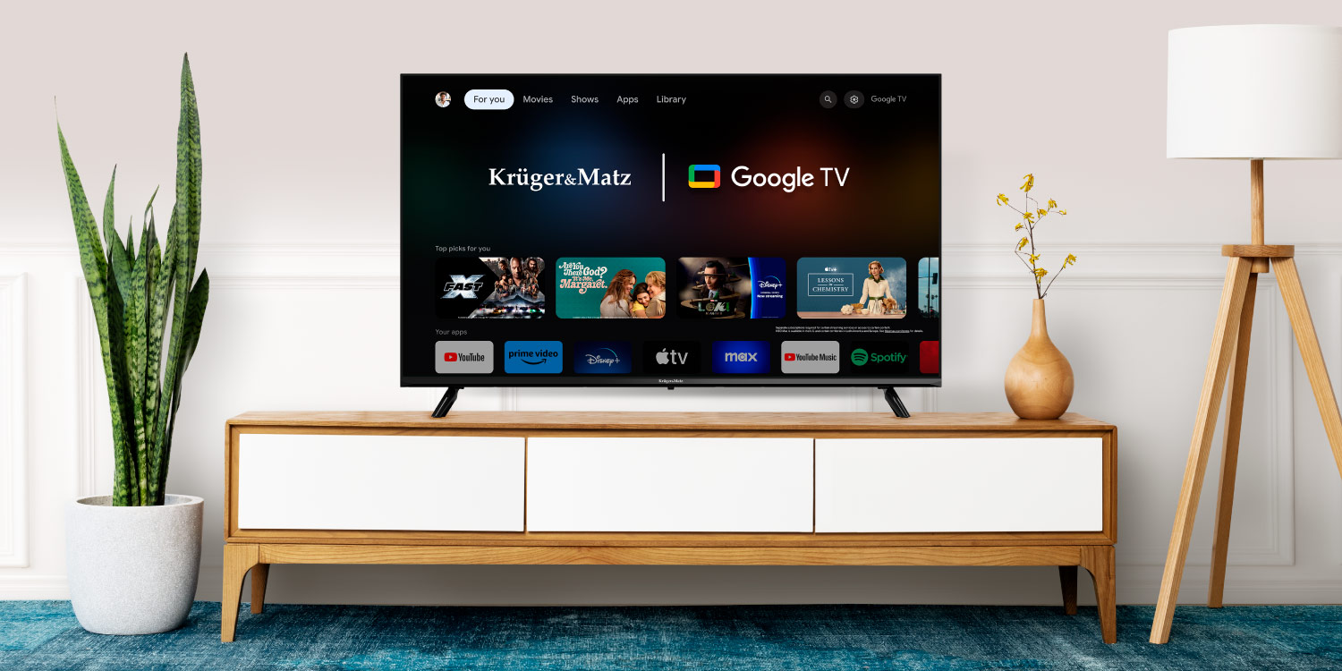 Televizor Kruger&Matz KM0250UHD-SA Televizor Kruger&Matz 50” UHD