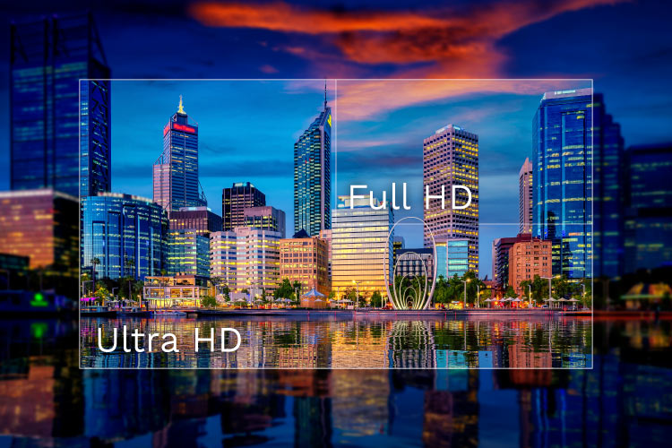 De 4 ori mai multe detalii Televizor 55 inch
