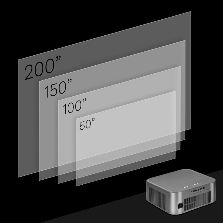 Videoproiector Full HD Videoproiector 150 inch