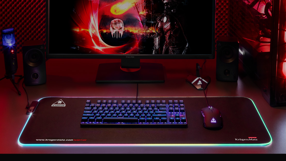 Mouse and keyboard mat iluminat Kruger&Matz Mouse and keyboard mat iluminat Kruger&Matz