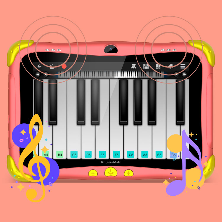 Doua difuzoare Tableta stereo