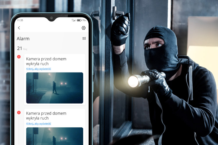 Protectie automata Camera de exterior cu inregistrare si senzor de miscare