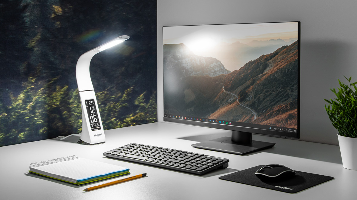 Lampa LED birou cu display Lampa LED birou cu display