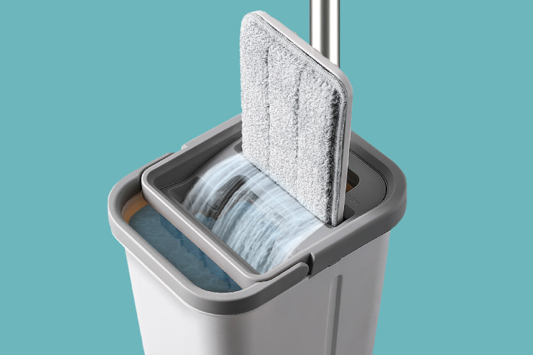 Stoarcere eficienta Mop plat cu doua cuve