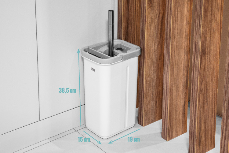 Design subtire Mop z małym wiadrem