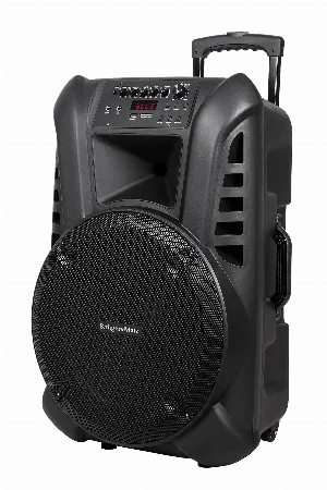 Boxa activa portabila Krüger&Matz KM1715 cu woofer de 15 inch si 2 microfoane wireless UHF