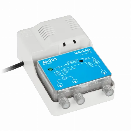 Amplificator antena CATV de interior ALCAD AI-223, 2 iesiri
