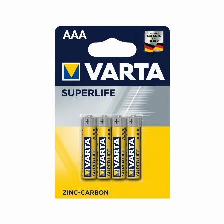 Baterie VARTA Super Heavy Duty AAA R03, blister 4 buc.