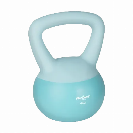 Kettlebell moale din vinil 4 kg Rebel Active RBA-2333-04