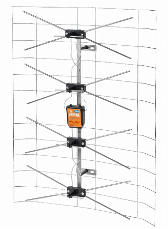 Antena TV plasa completa cu sursa de alimentare si amplificator