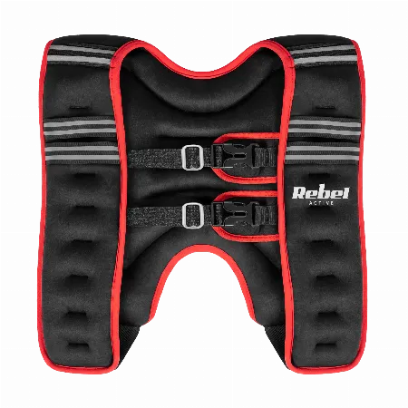 Vesta cu greutati din neopren Rebel Active, 10 kg
