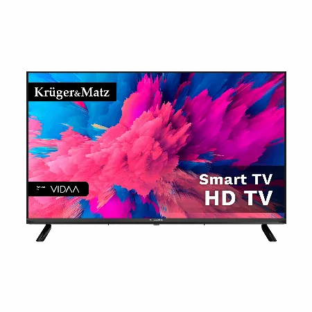 Televizor Krüger&Matz 32 inch (81 cm) HD Smart TV DVB-T2/S2 VIDAA